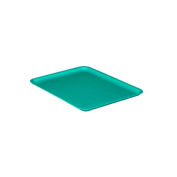 Mfg Tray Nestable Lid For Storage Tote, 11-3/4 in L x 8-3/4 in W, Green, Fiberglass 9201185113 - main